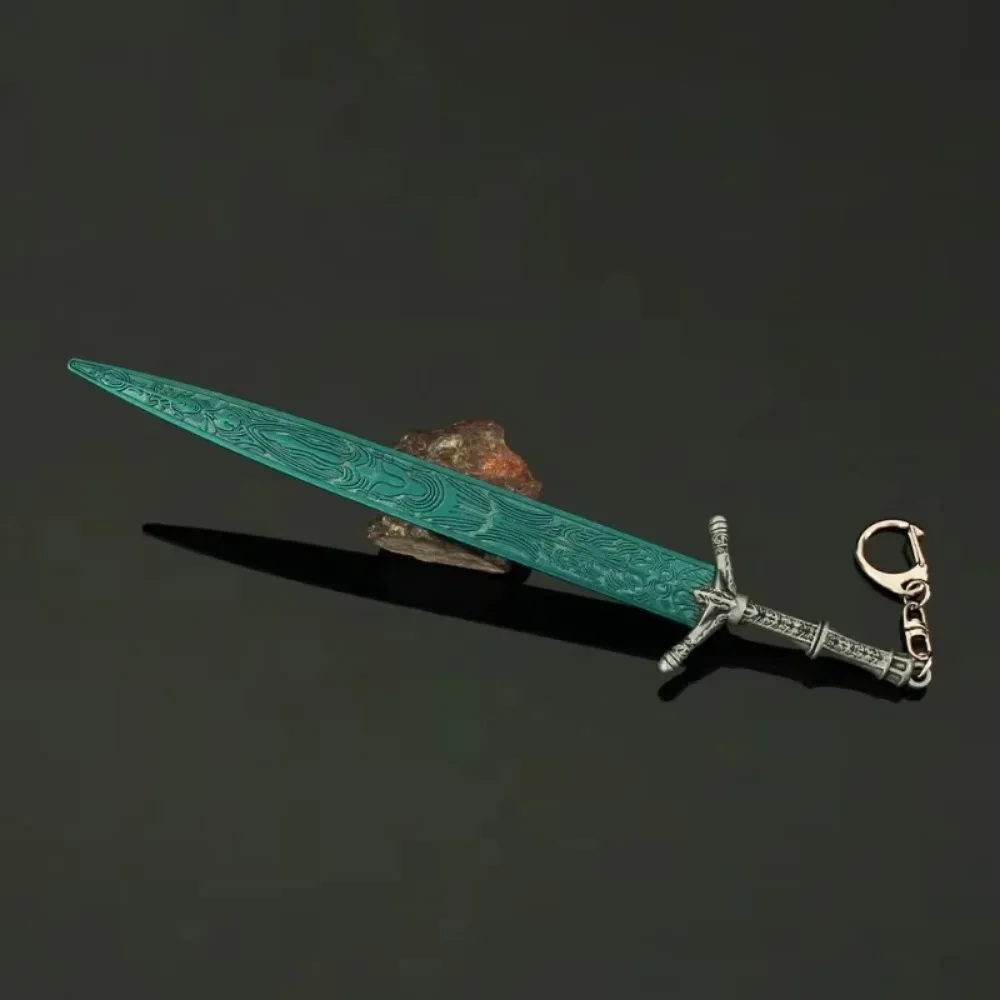 22cm | Épée au clair de lune Ludwig, 30cm, périphérie de jeu ER japonais, rivières de sang, modèle Katana en métal, artisanat de bureau, jouets, Collections