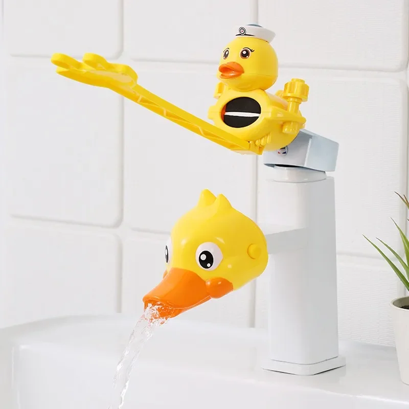 Cartoon Duck Kitchen Convenient Device for Baby Washing Faucet Extender For Kids Hand Washing In Bathroom Sink