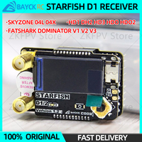 BAYCK STARFISH D1 5.8G Dual Antenna Receiver Module RX For Fatshark  V1/2/3 HD1/2/3 HDO HDO2 SKYZONE SKY04L SKY04X FPV Goggles