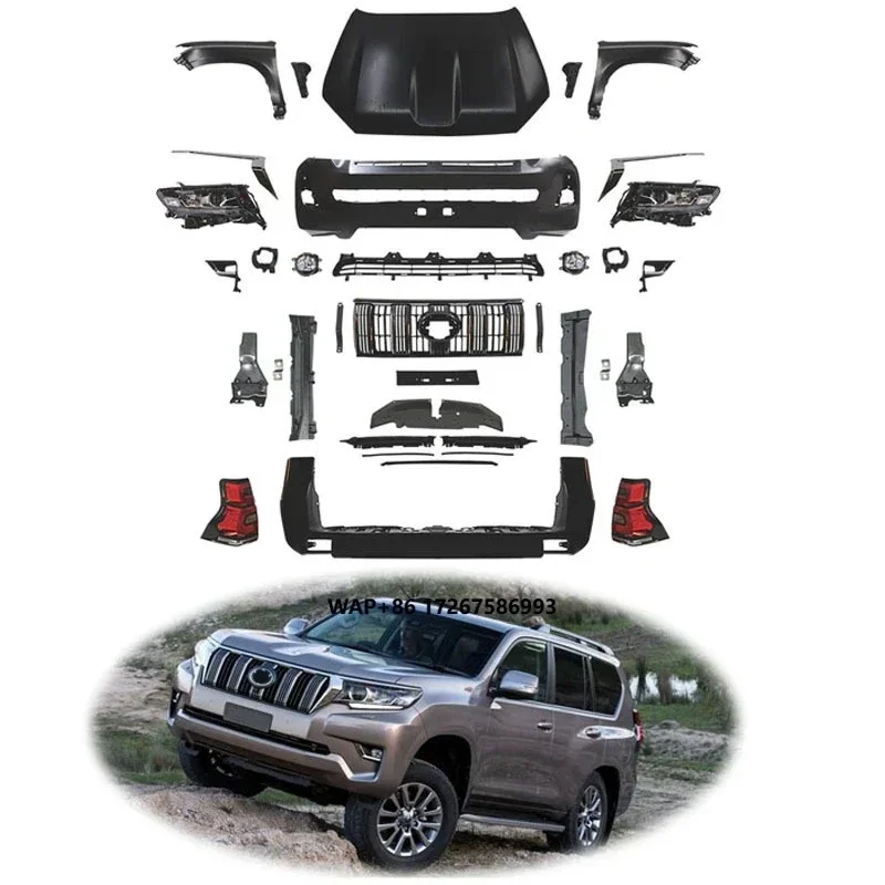 Facelift Conversion BODY KIT for PRADO 2010-2017 UPGRADE to 2018