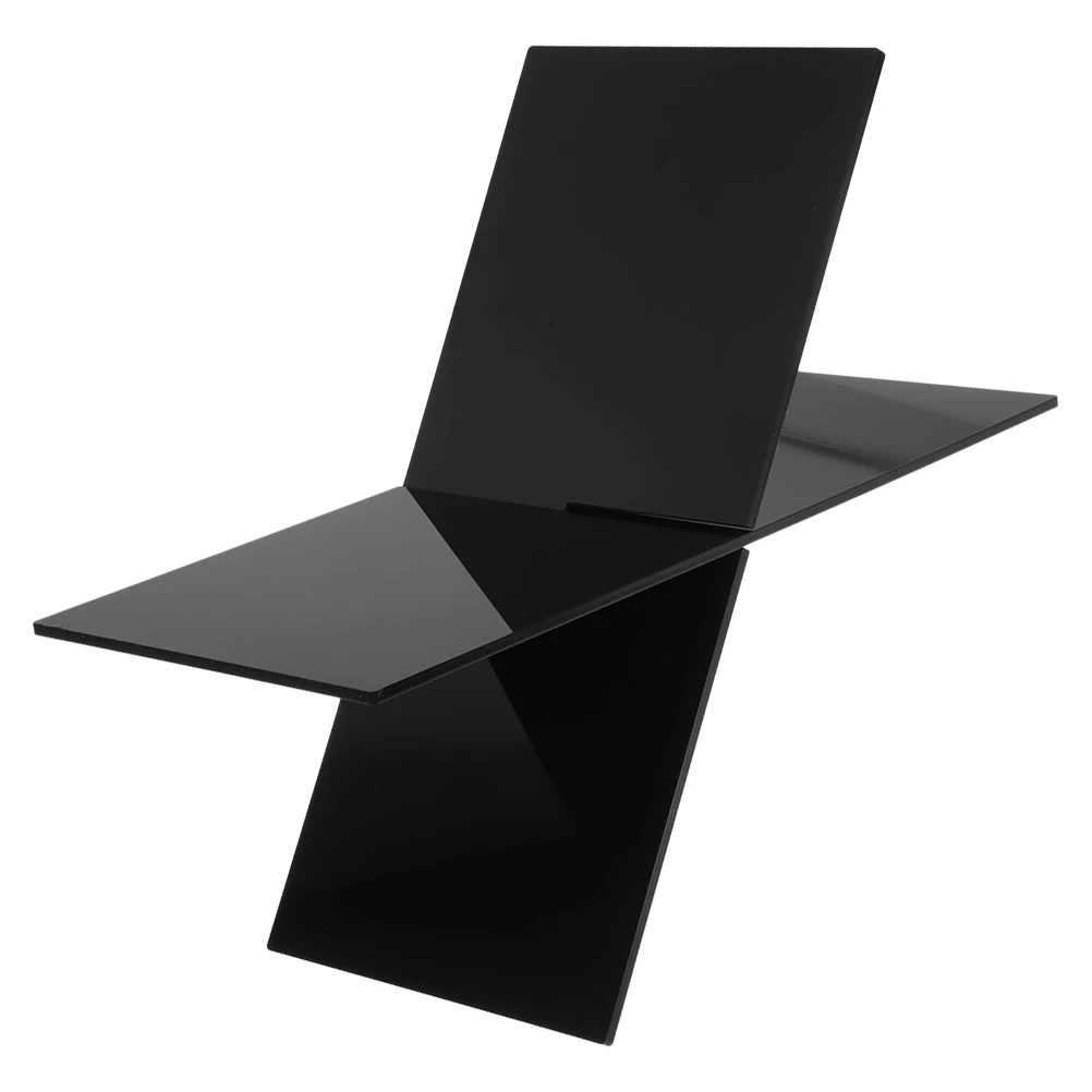 

1pcs X Shaped Bookshelf Acrylic Desk Easel Reading Rack Bible Student Display Stand Laptop Shelf Book Holder Storage Solution