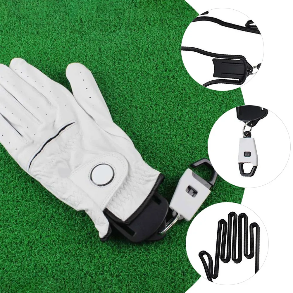 

2Pcs Golfs Glove Holders Hand Shape Portable Plastic Glove Support Frames Buckle Design Gloves Dry Rack Accessories