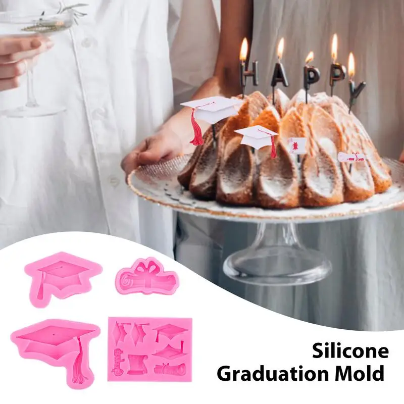 Silicone Graduation Mold Silicone Chocolate Fondant Mold Dishwasher Safe Dessert Making Tool For Chocolate Biscuit Ice Cube