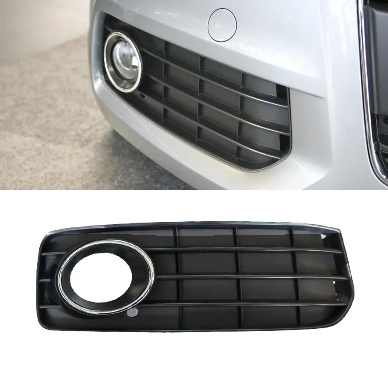 

Car Front Lower Bumper Fog Light Cover Fog Lamp Frame Grille For Audi A5/S5 S-Line 2007-2011 Sports Version