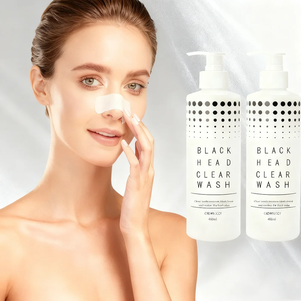 2PCS Neus Mee-eter Verwijdering Vloeistof T-Zone Diepe Reiniging Huidverzorging Porie Minimizer 400ml Peeling Oplossing Gezichtsreinigingsvloeistof