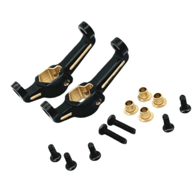 Fit For MJX 1/18 H18P RC Car Upgrade Brass Counterweight C-Hub Replacement Spare Parts For Vehicle Performance Enhancement