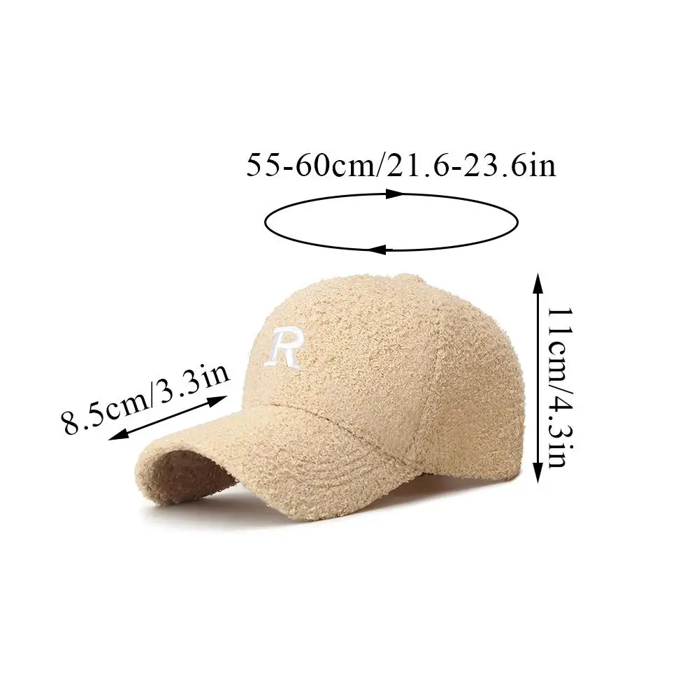 قبعات فرو الضأن الهيب هوب قبعات الشارع Snapback قبعة بلغت ذروتها قبعة أفخم قبعات البيسبول الخريف الشتاء النسخة الكورية الإناث قبعة دافئة