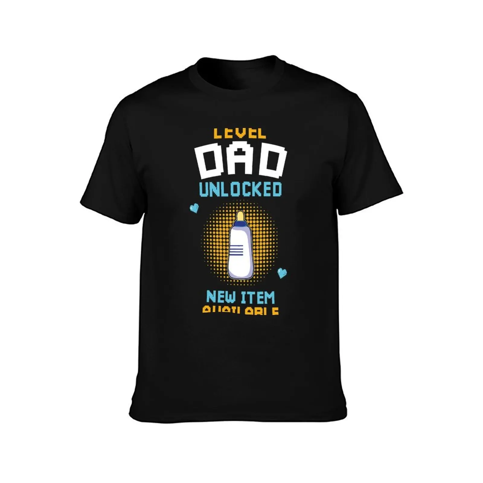 Funny Level Dad Unlocked Pregnancy Announcement Mens First Time Dad Gamer Father To Be Est 2022 T-Shirt