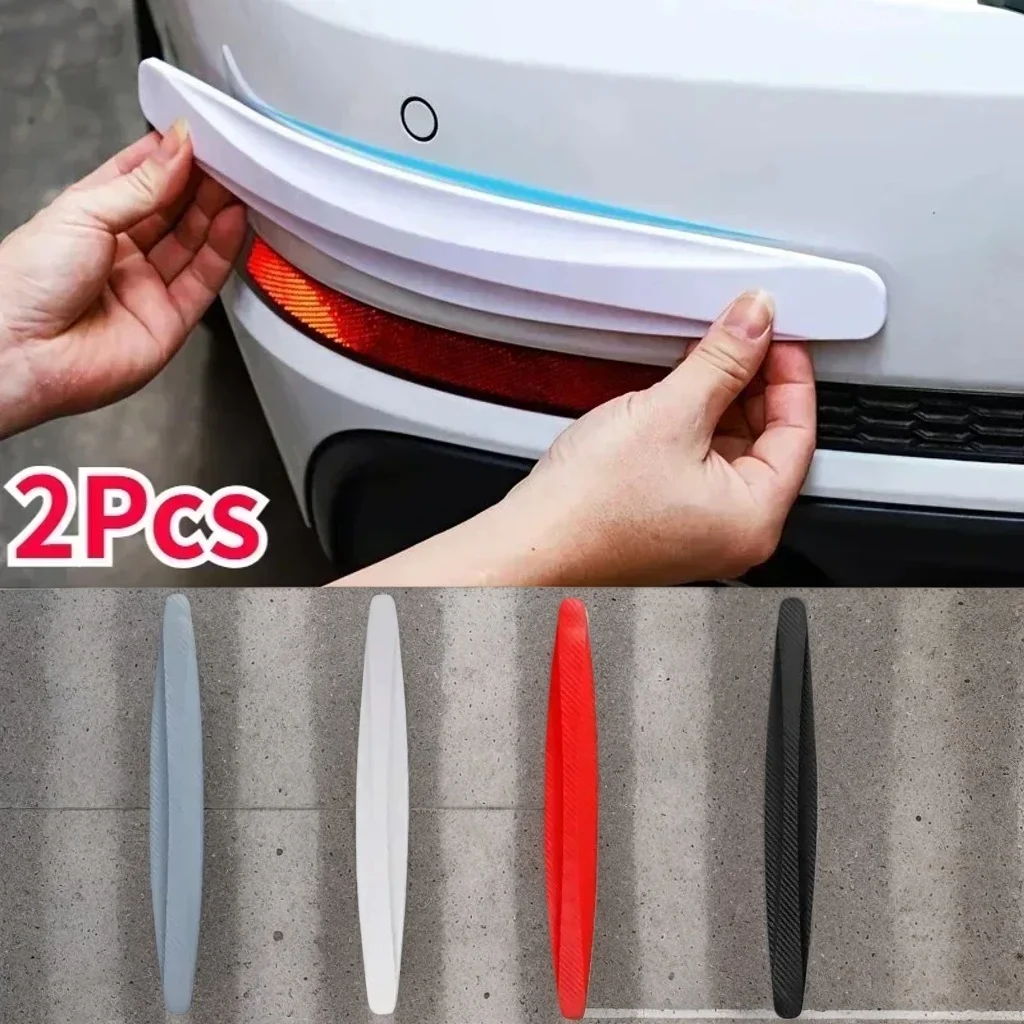 

2 шт. универсальные автомобильные защитные приспособления для предотвращения столкновений — защита переднего/заднего углового бампера и полоски против царапин