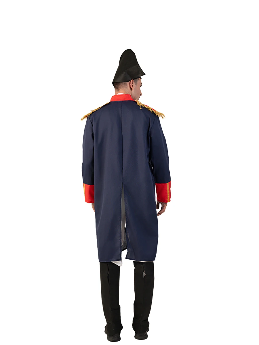 زي نابليون للعب الأدوار للرجال البالغين، زي تنكري للحفلات التنكرية لشخصية تاريخية مضحكة