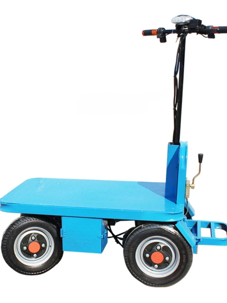 Zm Electric Flat Truck Truck King Construction Site Wagon Trolley Folding Station Driving Transport Trailer