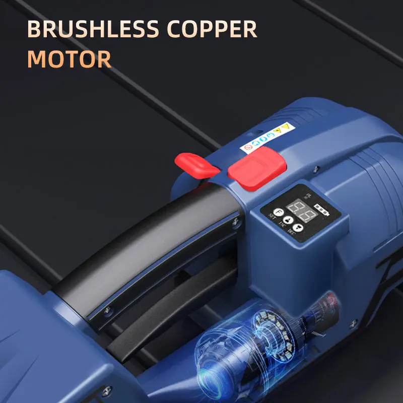 

Electric Strapping Tool V2 | Battery-Operated Handheld Banding & Cutting Machine | Portable and Cordless