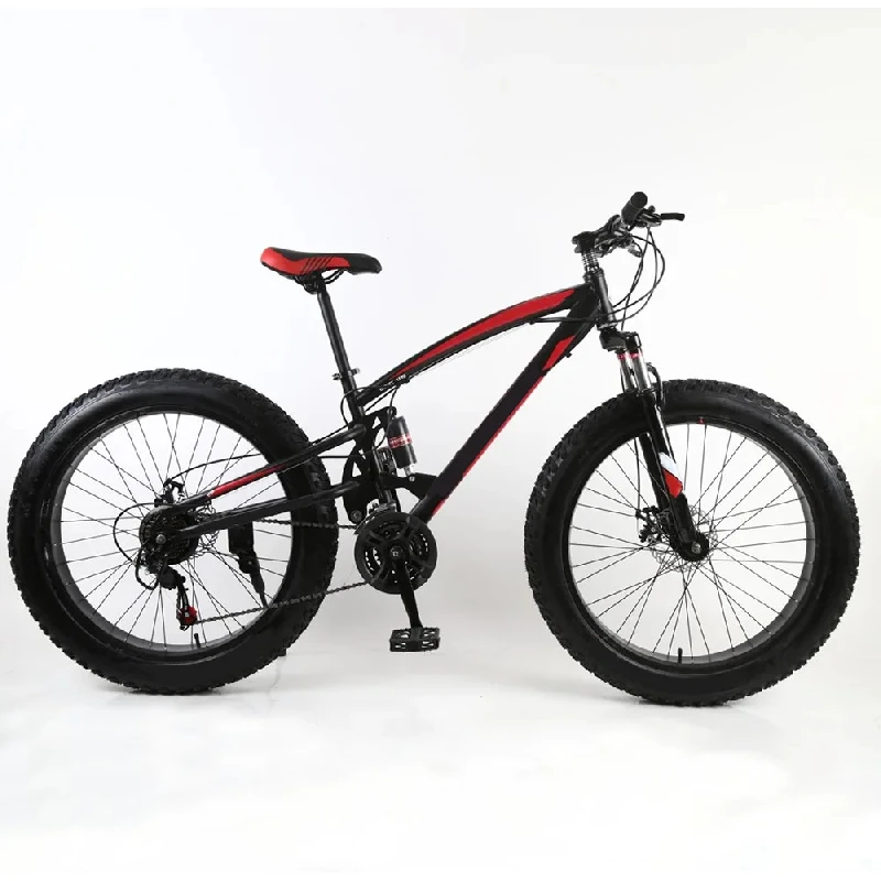 new Tianjin China 26 27.5 Inch Male Steel Frame Downhill Cycle 21 Speed Man Mountain Bicycle Adult Fat Tire Snow Bike