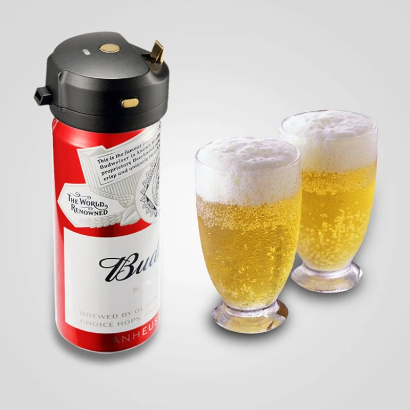 

Battery Version Portable Electric Beer Machine Canned Beer Into Delicious Tasty Ultra-fine Foam Ultrasonic Vibration Aerators