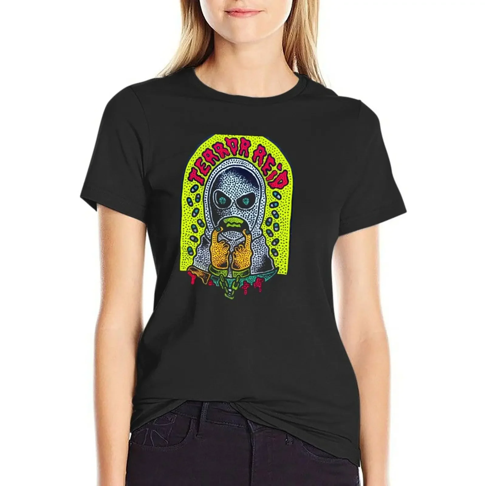 

Terror Reid Shred Essential T-Shirt sports fans blacks cute tops quick-drying Womens clothing