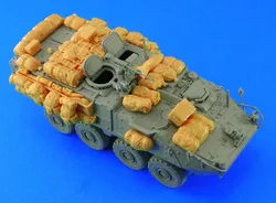 1/72 Die Cast Resin Diagram Model Assembly Kit US M1126 Stryker Wheel Armored Vehicle Accumulation Unpainted