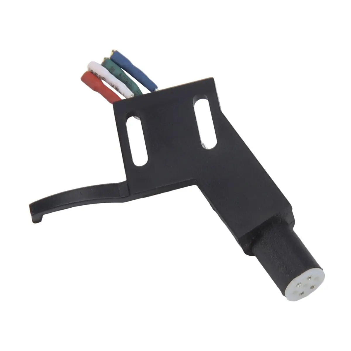 T34C Turntable Cartridge Stylus Headshell Thread Line 7 Holes for LP Vinyl Record Player Bracket