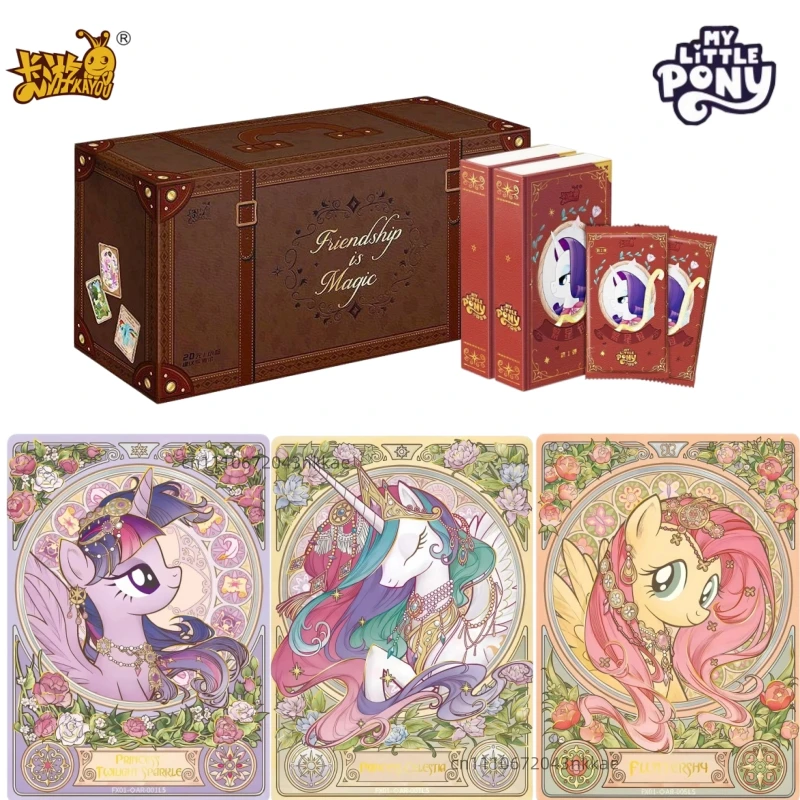 

Оригинальные коллекционные карточки KAYOU My Little Pony Star Series: Твайлайт Спаркл, Рэйнбоу Дэш, Пинки Пай. Аниме-карточки, игрушки, подарки.