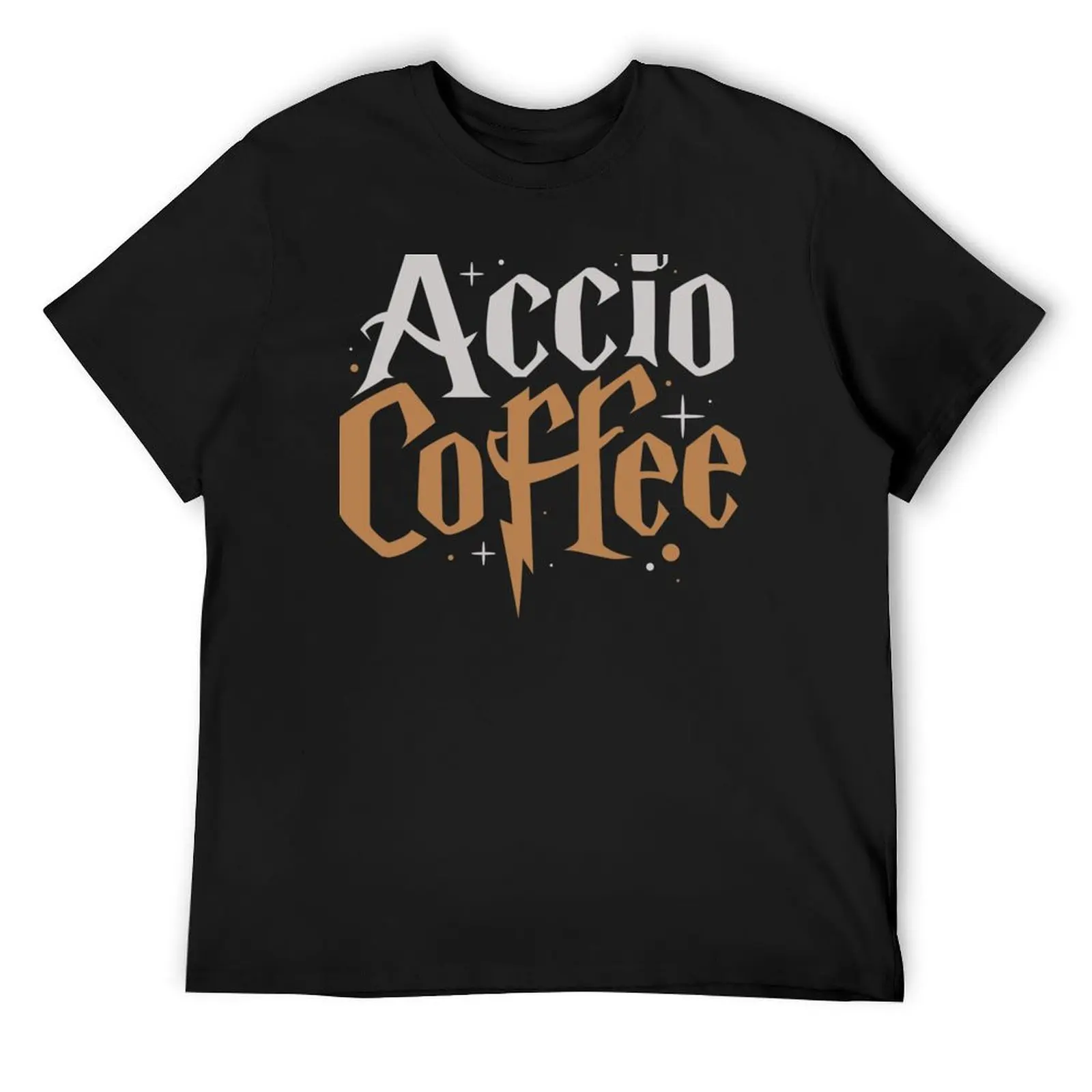 Accio Coffee T-Shirt korean fashion boys whites tops big and tall t shirts for men