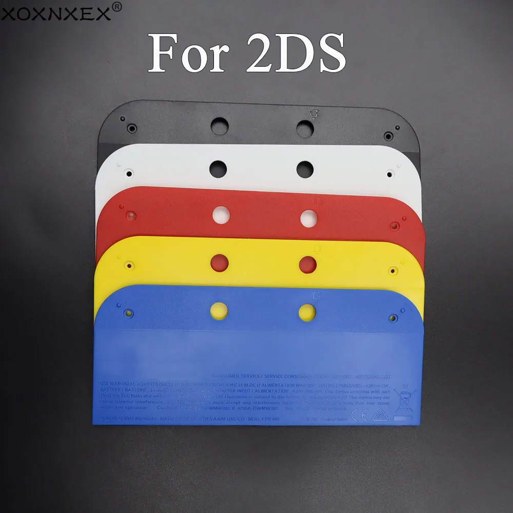 XOXNXEX 1 個交換用バックカバー 2DS ハウジングシェルリアカバーバッテリーカバー 2DS ゲームコンソールバッテリーカバー