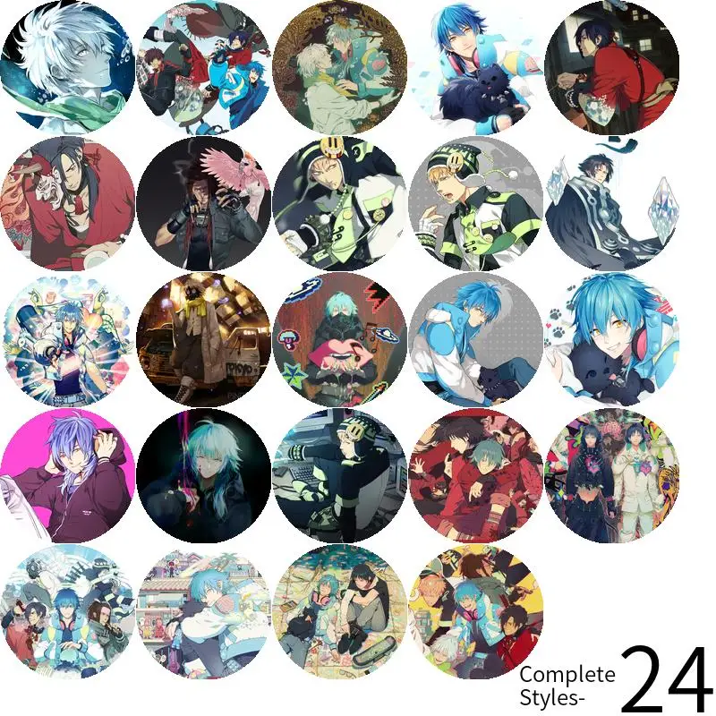 DRAMAtical Murder Seragaki Aoba Anime Character Game Soft Button Badge Brooch anchor Peripherals Pin Jewelry Backpack Decoration