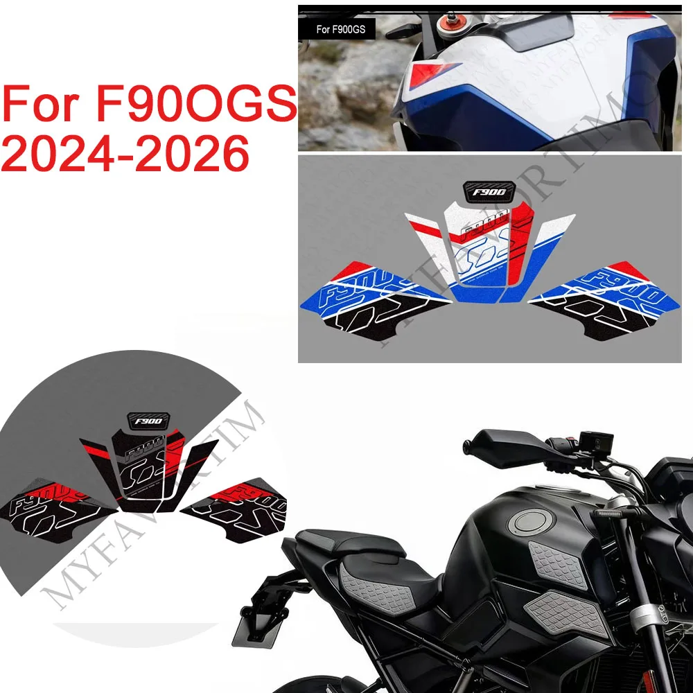 

Motorcycle Tank Pad TankPad Cap Grips Gas Fuel Knee Stickers moto Decals Protector For F900GS F900 GS F 900 GS 2024 2025 2026