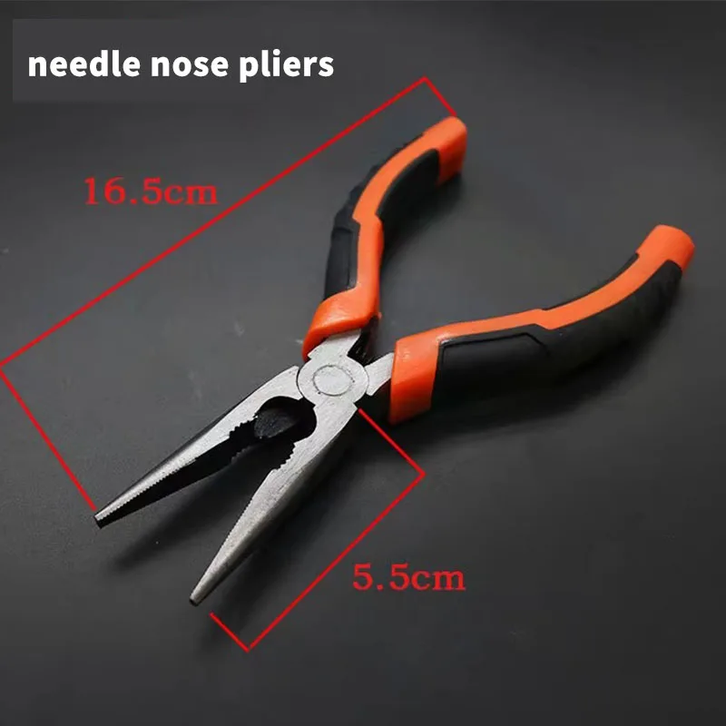 for Needle-nosed pliers with teeth, needle-nosed pliers, flat palm, needle-nosed pliers, 6-inch pliers