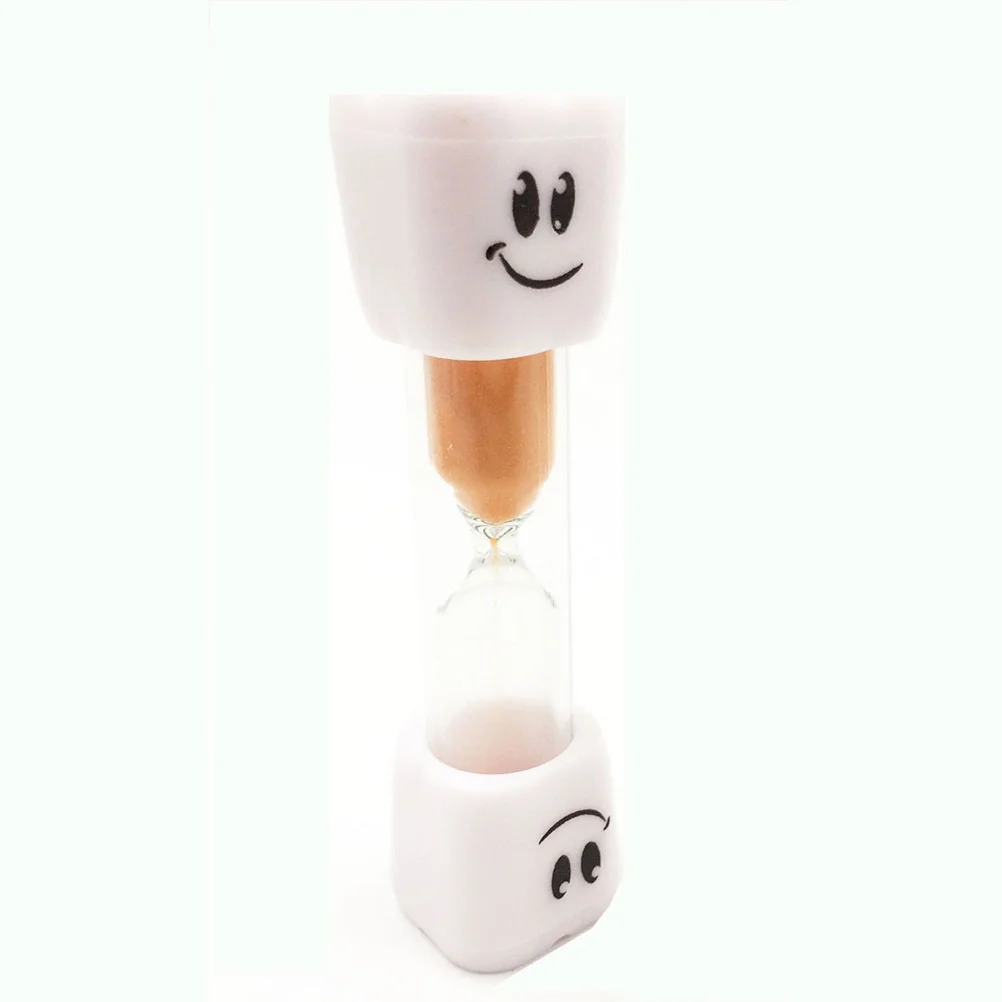 Kids Toothbrush Timer 3 Minutes Smile Face Hourglass Sand Timer Children Dental Hygiene Kitchen Timers Desktop Decoration