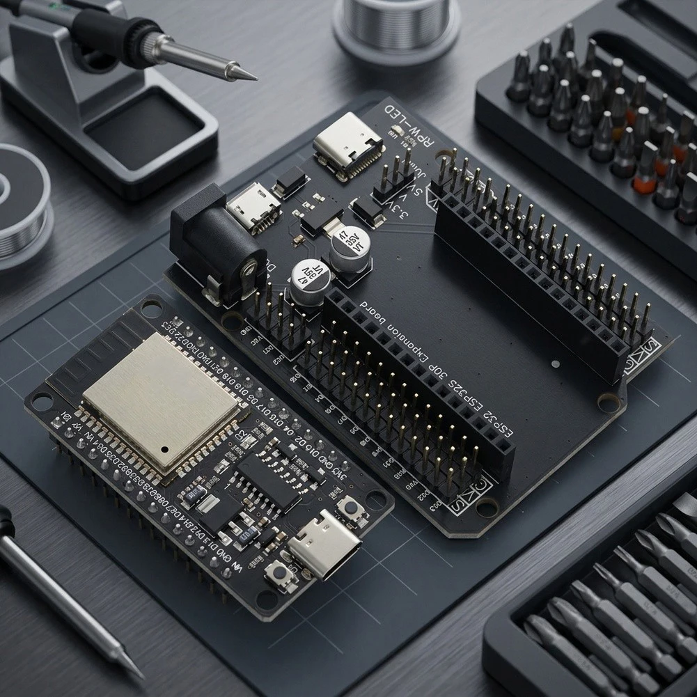 For ESP32 USB-C Development Module Supporting WiFi and LE Optimized for Edge Computing and Sensor Applications