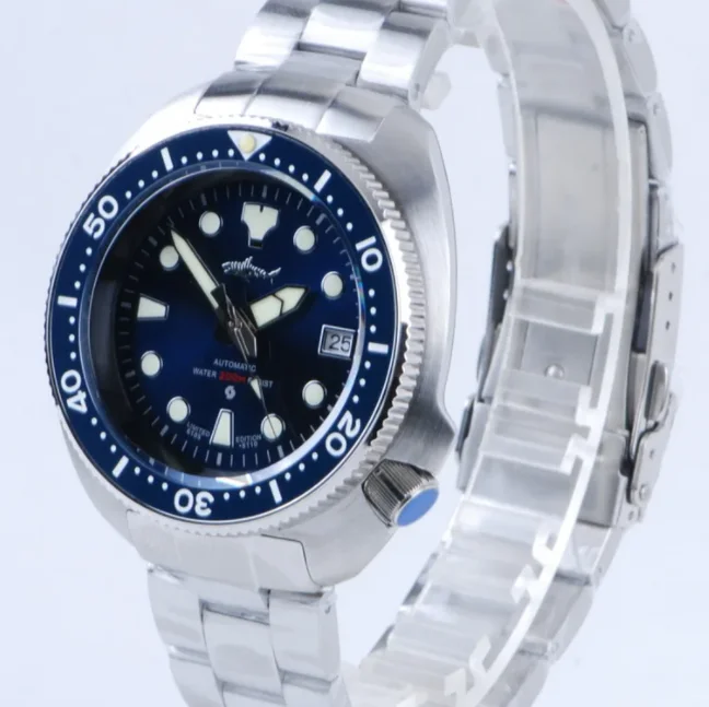 

Heimdallr мужские дайверские часы 45 мм автоматические механические наручные часы черепаха 200 м водонепроницаемые C3 светящееся сапфировое зеркало