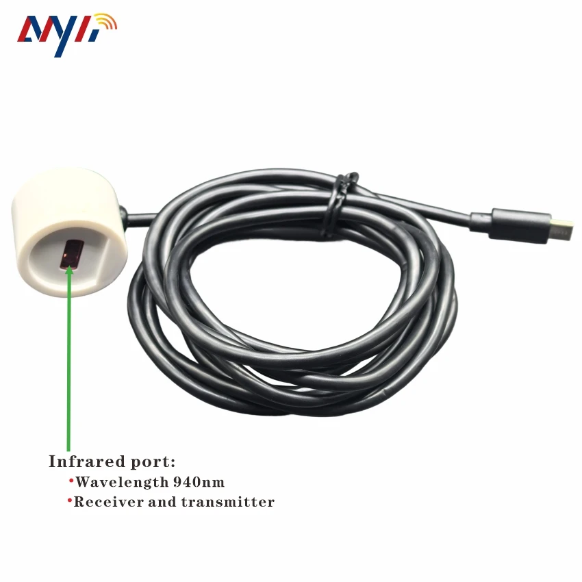 My019 Type-C USB IR Infrared Opto Adapter for Reading ANSI Round Smart Kwh Flow Meter