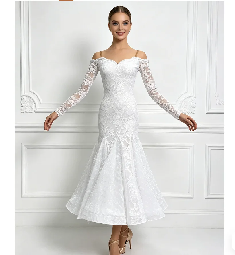 New Exotic Modern Dance Dress and International Standard Dance Practice Wear