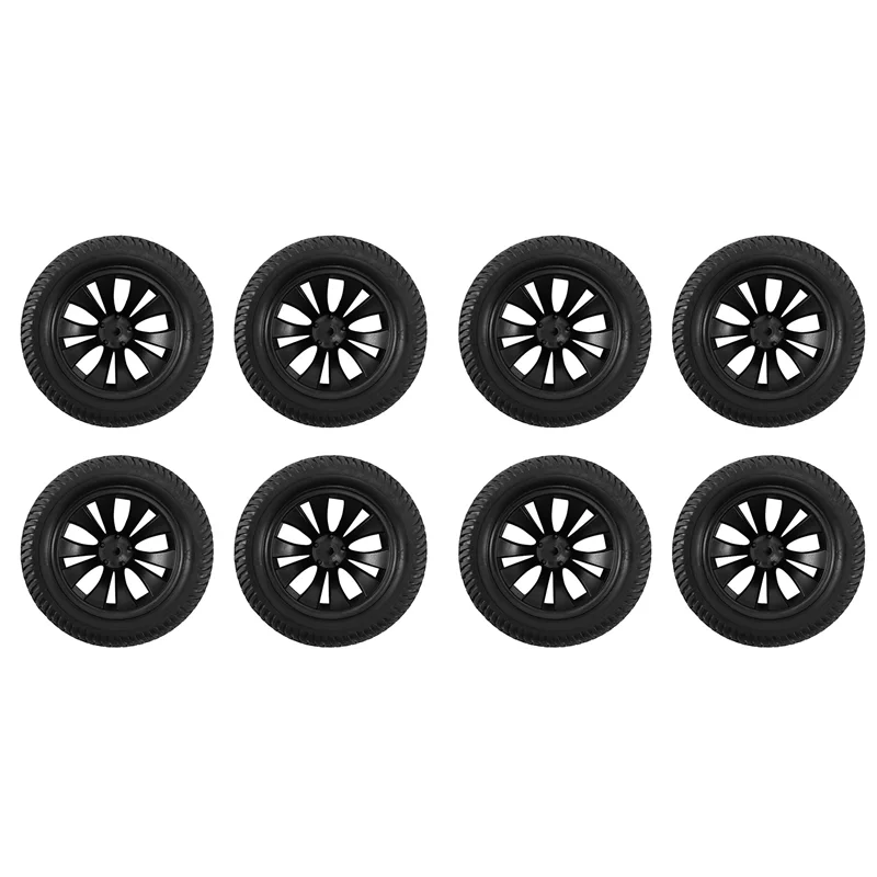 

8X For HBX 1/12 High Speed RC Car Tires Rubber Wheel Complete For Truck 12056 Car Parts-Y47A