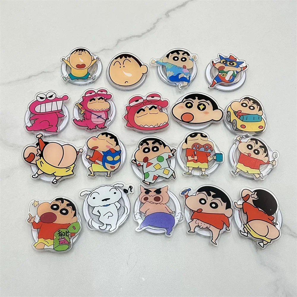 

Japan Anime Crayon Shin-chan Magnetic Holder Grip Tok Griptok Phone Stand Holder Support For iPhone Samsung Magsafe Smart Tok