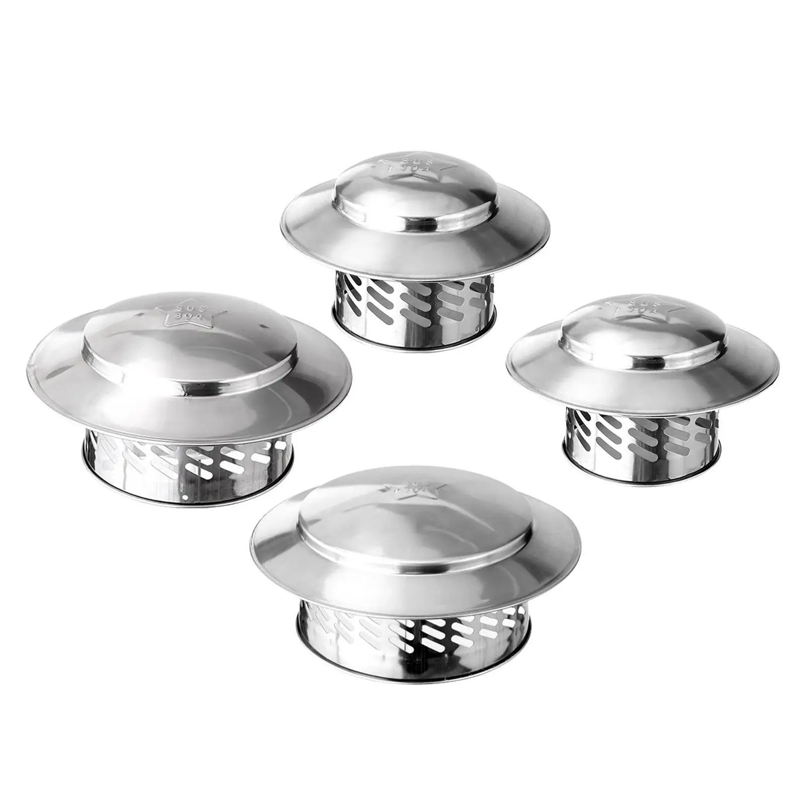 Schoorsteenkap Verwarming Koele ontluchter Gemakkelijk te installeren Kanaalpijpdop buiten