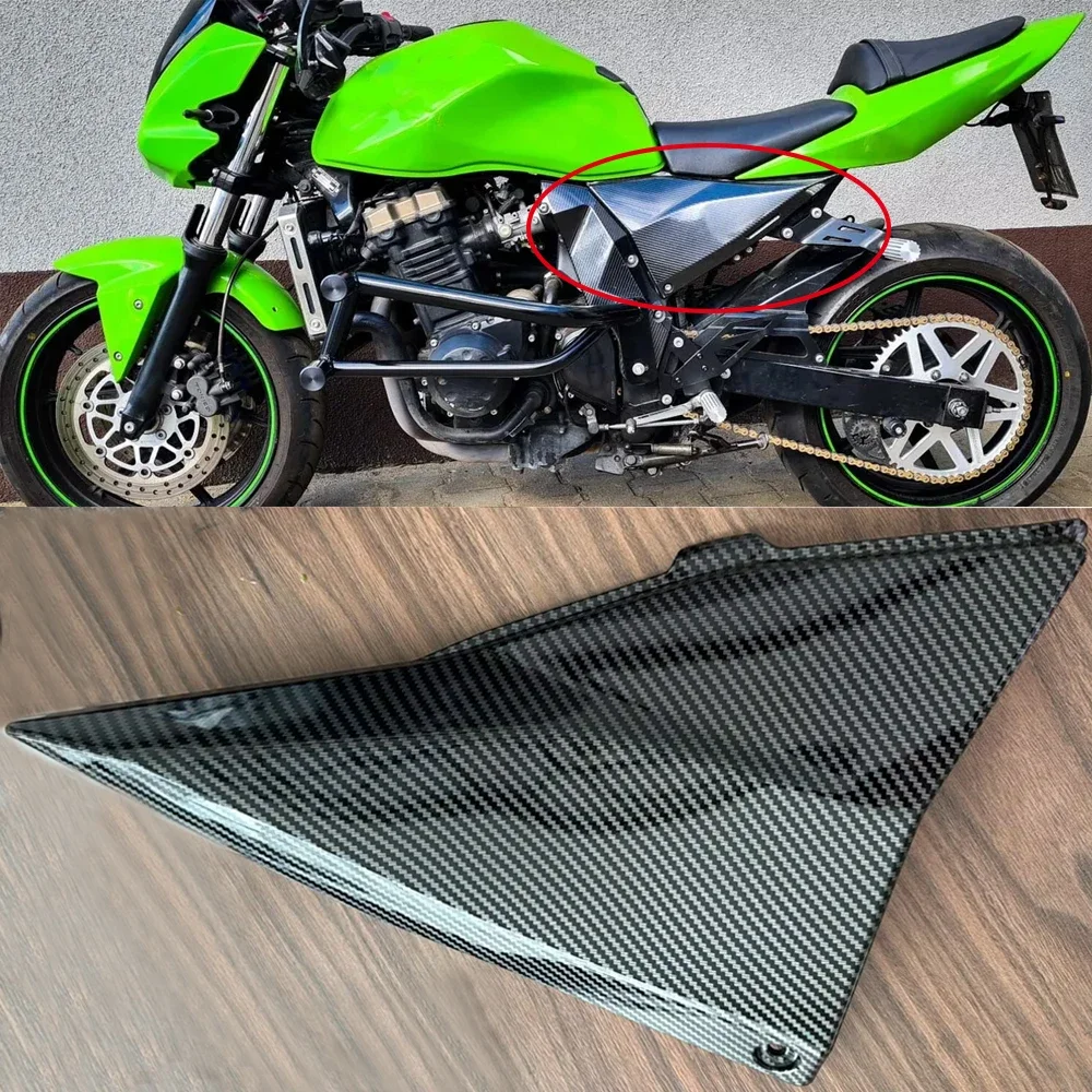 

Z1000 Side Panel Frame Cover Mid Infill Cowl Under Seat Fairing Motorcycle Parts For Kawasaki Z 1000 2003 2004 2005 2006 Carbon