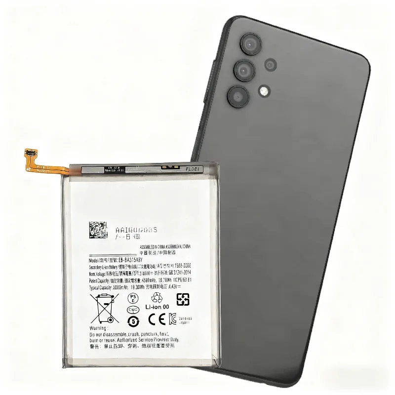 EB-BA315ABY 5000mAh para Samsung Galaxy A31 2020 Edition SM-A315F/DS SM-A315G/DS A32 Bateria de telefone móvel + ferramentas