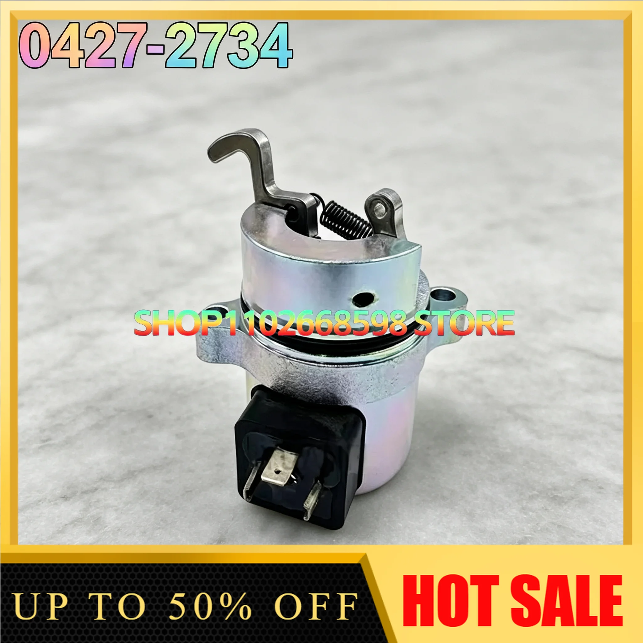 2011 Diesel Engine Flameout Solenoid Valve 0427-2734 Flameout Switch Stop Oil Switch