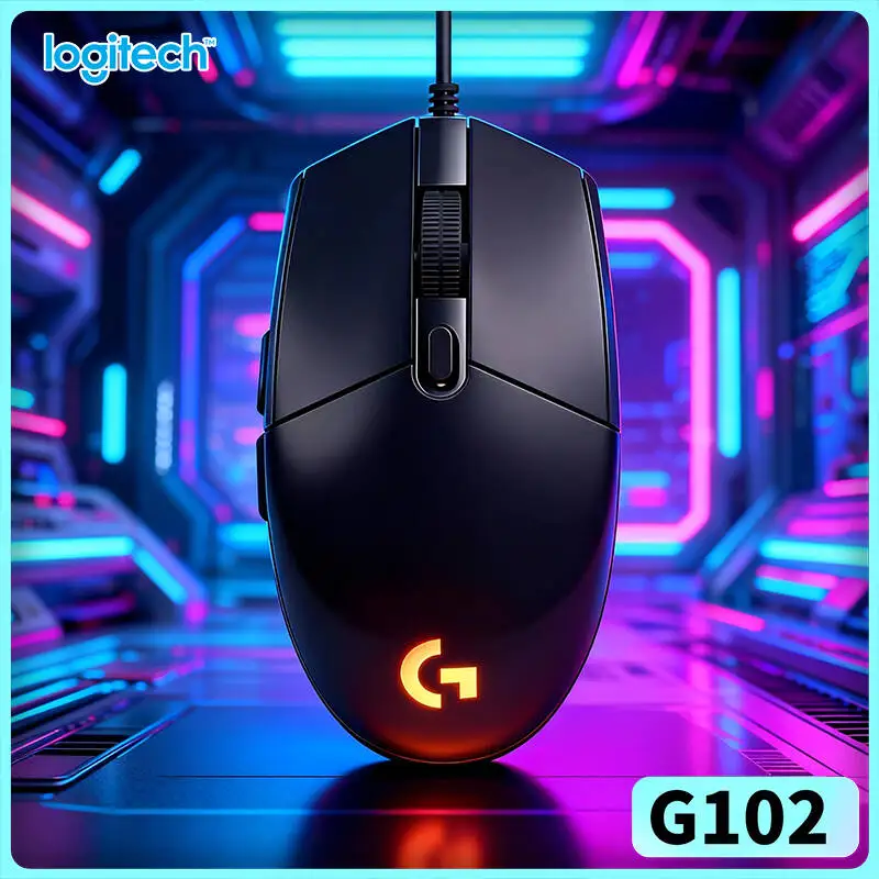 

Logitech G102 LightSync RGB Mouse, High Performance Gaming Sensor, Comfort Grip for All-Day Gameplay G402/G203/M100R
