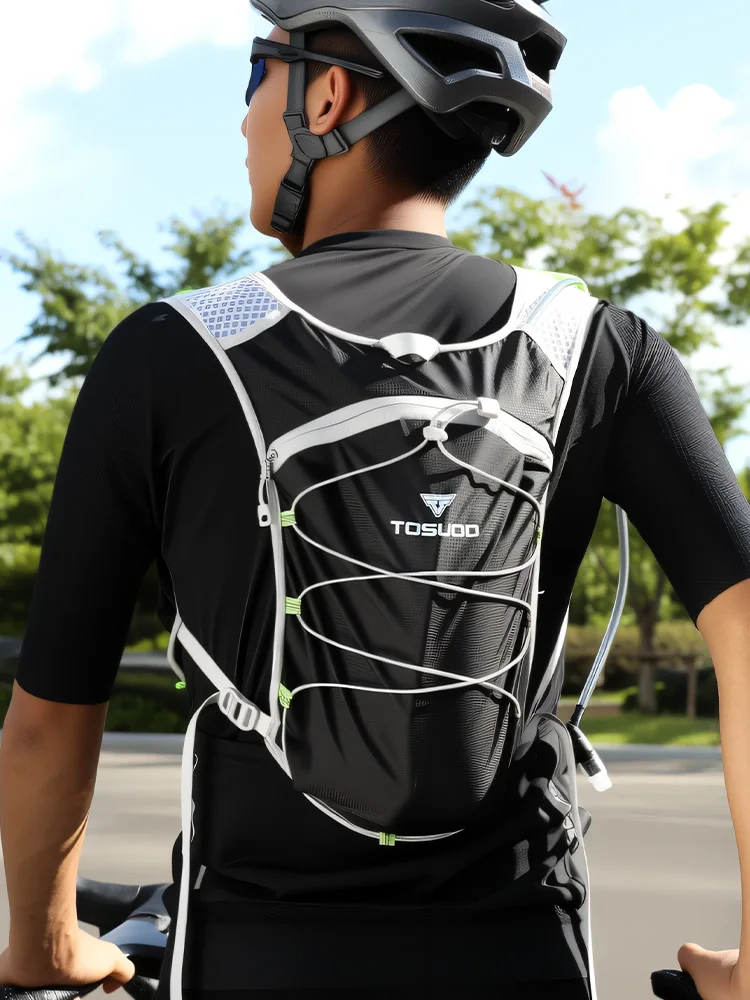 AliExpress NONE Outdoor Trail Running Backpack Ultralight Women Men Running Race Hydration Vest Marathon Bicycle Bag for Marathon Cycling Hiking
