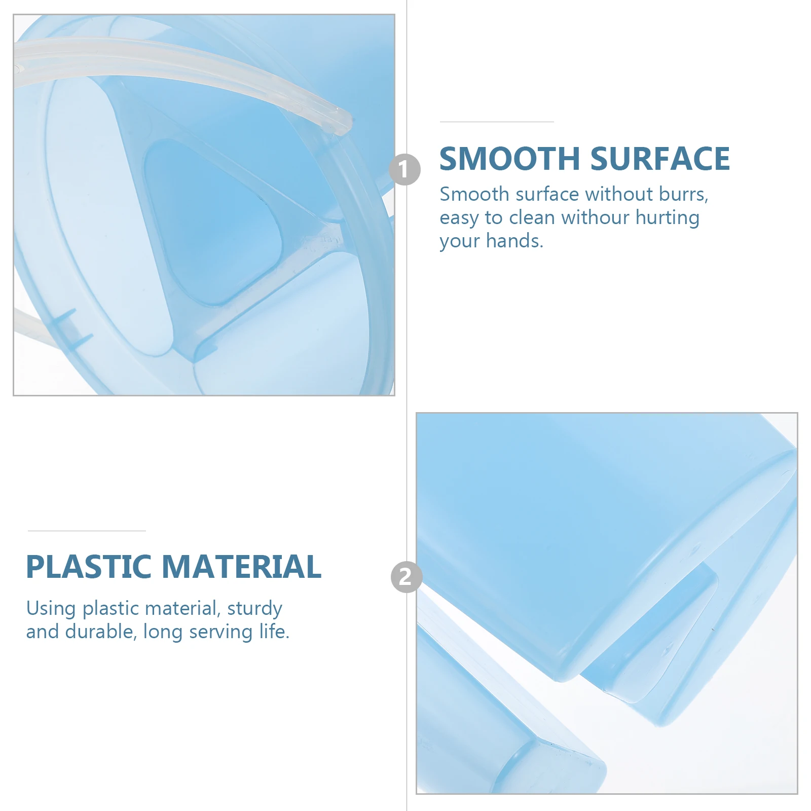 

2Pcs Durable Artist Brush Basins Portable Wash Tanks for Paint Brushes Mixing Colors Easy to Clean Artist Brush Basins