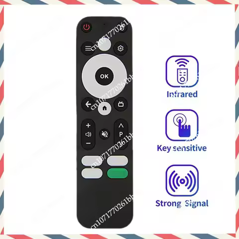 -A21Z 5X Replace Voice Remote Control For MECOOL KM2 KM2 PLUS ONN Android 4K UHD TV Box Bluetooth Voice Remote Black