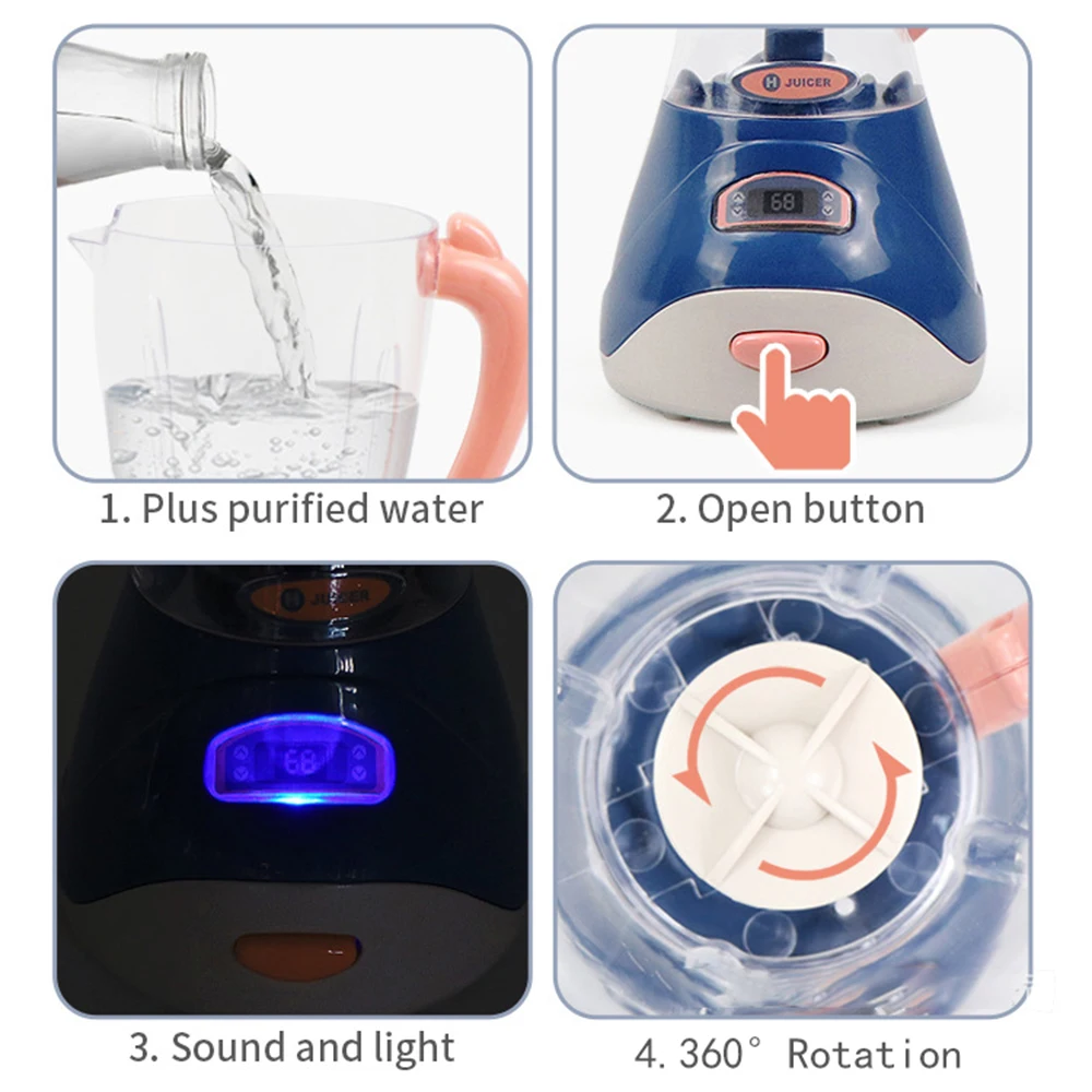 Faire semblant de jouer à la cuisine, aspirateur électrique, balayeuse d'eau, distributeur domestique Ju479, machine à laver, appareils de simulation, jouets