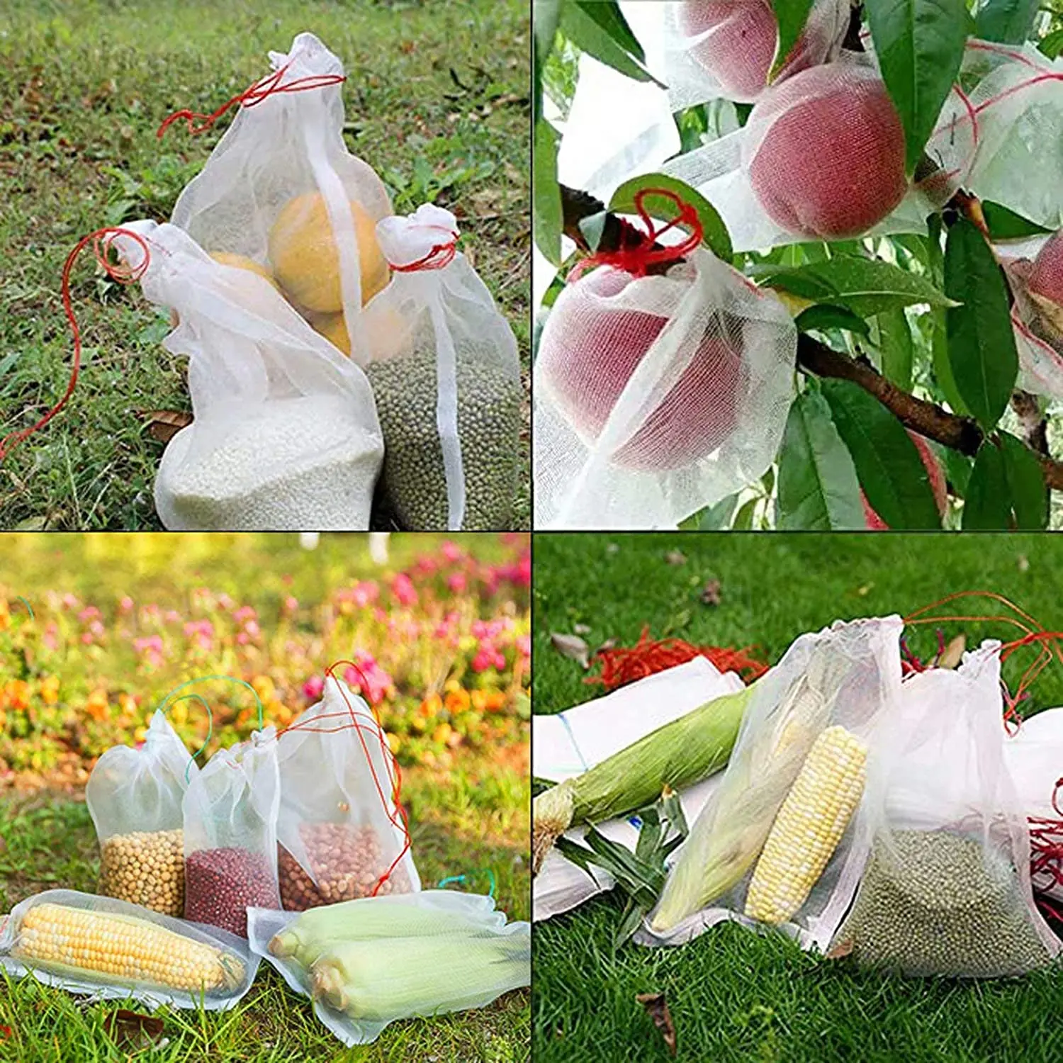 

Plant covering bag Tool reusable garden plant fruit protection bag Grape tree insect mosquito plant covering bag Flower net