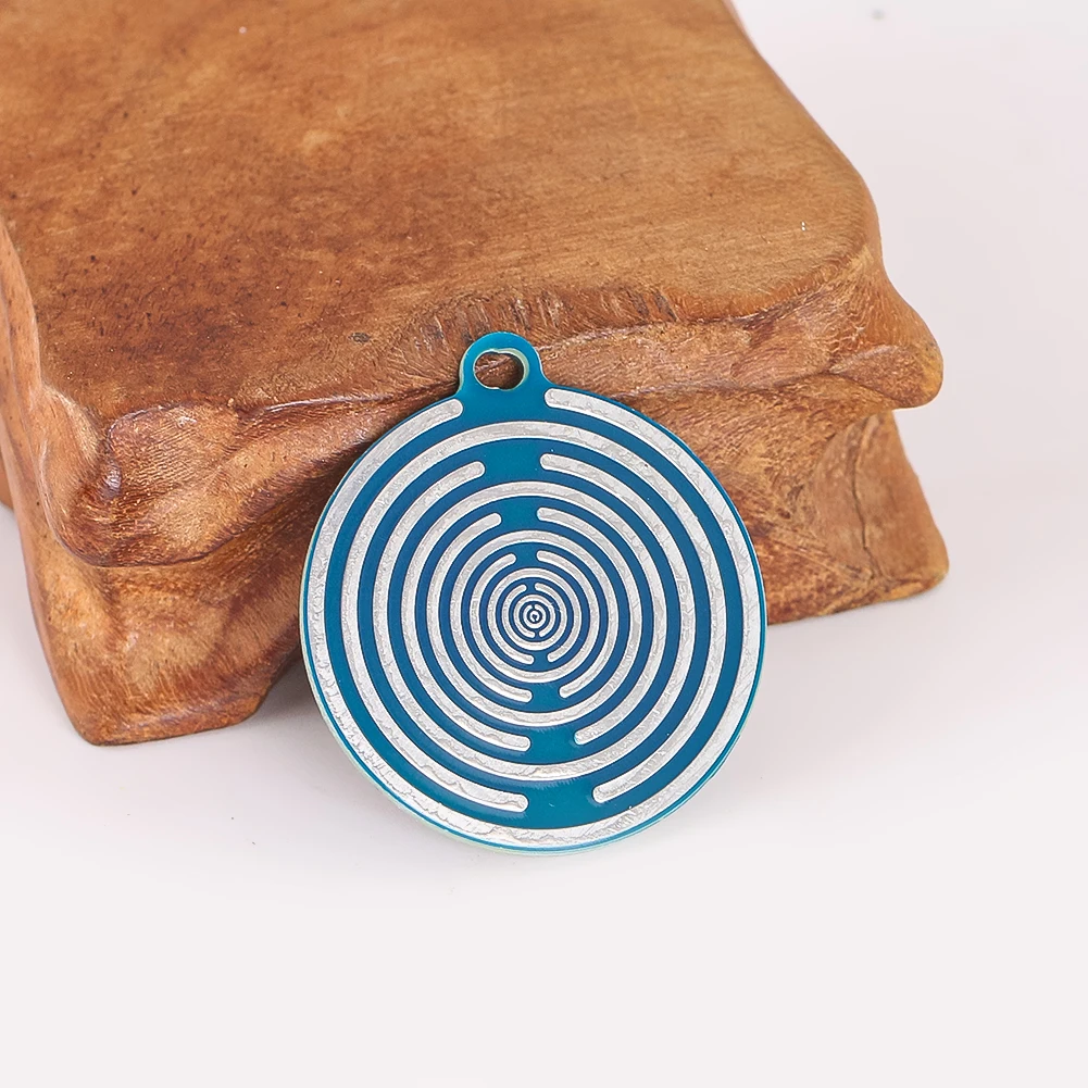 Disc Polarizing Feng Shui Energy Disk MWO George Lakowski Multi-Frequency Oscillator Souvenir Charms for Necklaces Earring