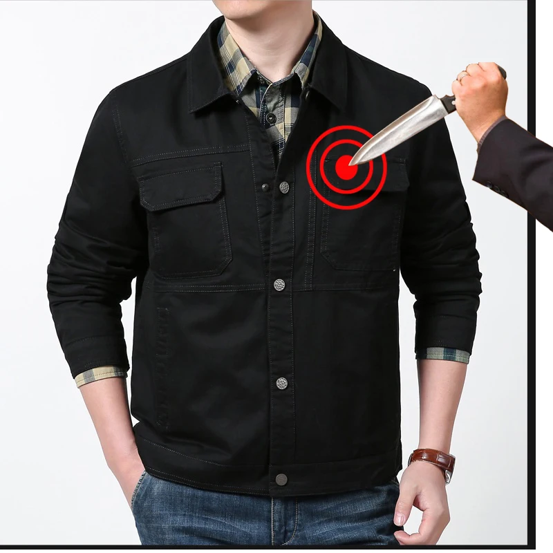 

Одежда для защиты от порезов, офисная рубашка для самообороны, уличная защитная одежда, устойчивая к порезам, самооборона, устойчивая к порезам