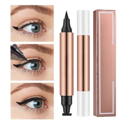 Eyeliner Stamp Black Liquid Eyeliner Pen Waterproof Fast Dry Dual Head Eye Liner Pencil Make-up for Women Cosmetics Tool