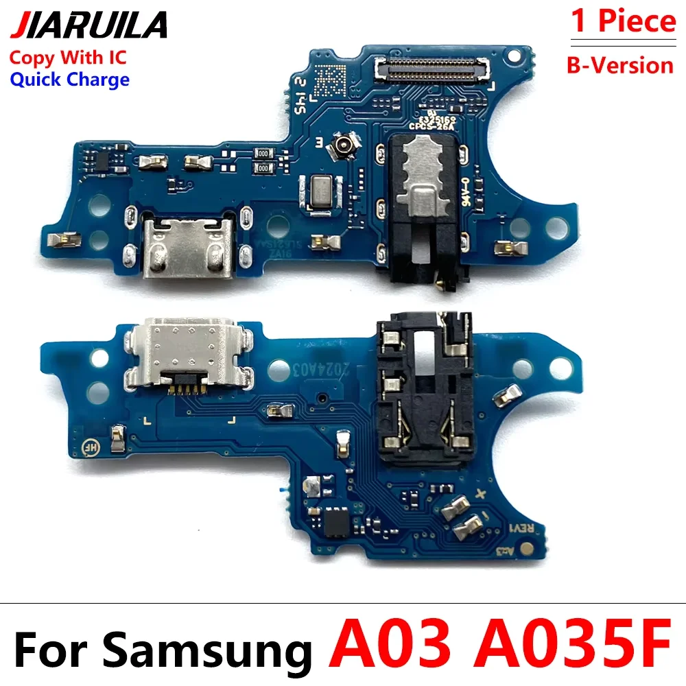 USB Charging Port Charger Board Flex Cable For Samsung A01 A02 A10 A11 A12 Dock Plug Connector With Microphone image 4