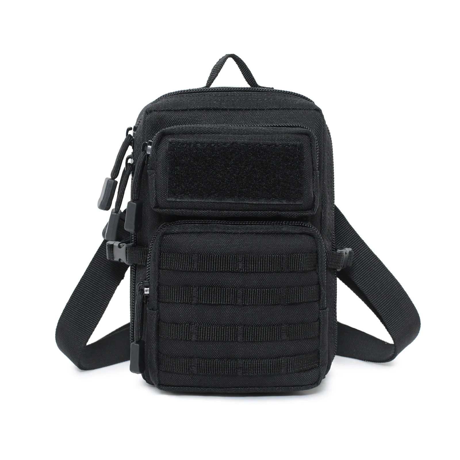 Mini Riñonera Táctica 3P de Camuflaje, Bolsa para Teléfono Deportiva para Exteriores, Bolsa Cruzada Portátil para Senderismo y Camping