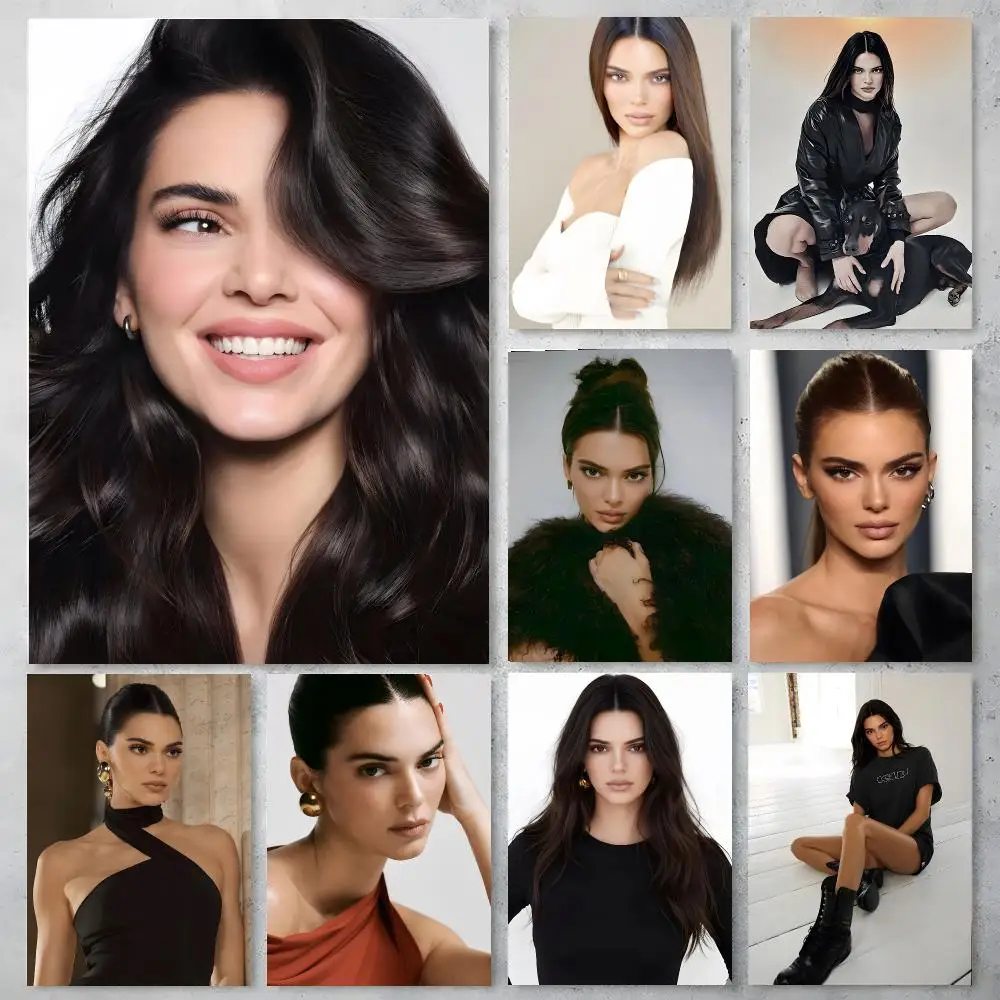 Actor Kendall Jenner Poster Poster Stickers Painting Mural HD Wall Decals for Bedroom Living Room Home Self-Adhesive